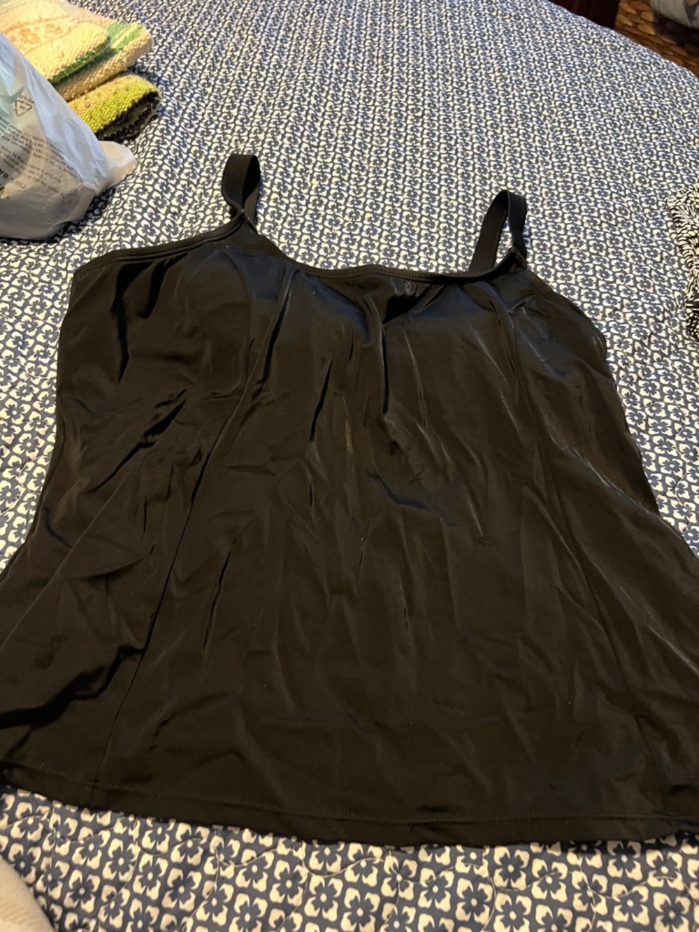 Black Women’s swim top.